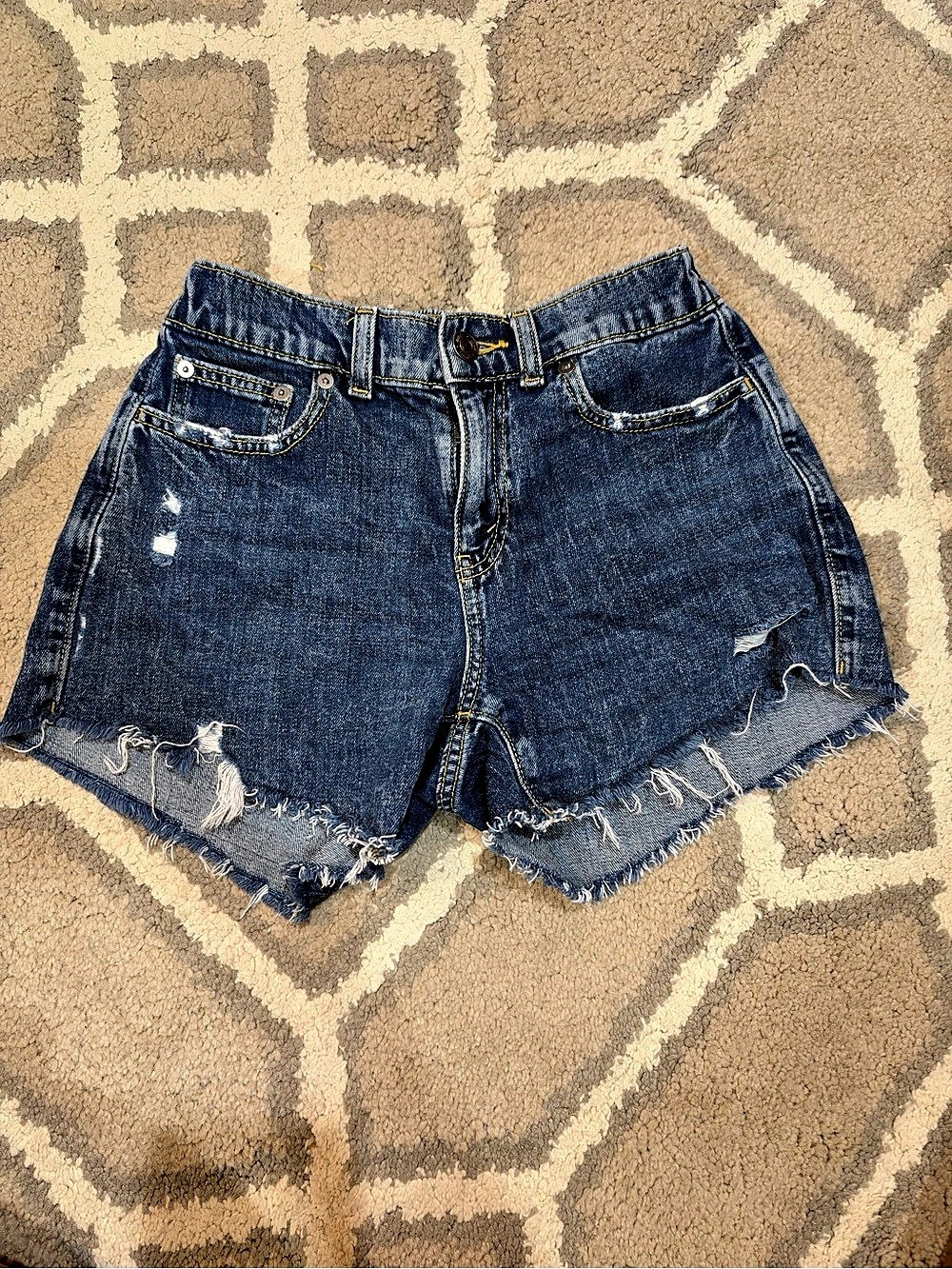 Aerie Distressed Denim Jean Shorts